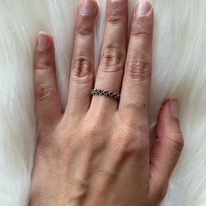 Pandora Band of Hearts Ring